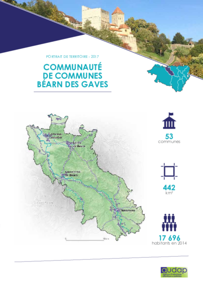 Portrait de territoie 2017 : Communauté de communes Béarn des gaves 