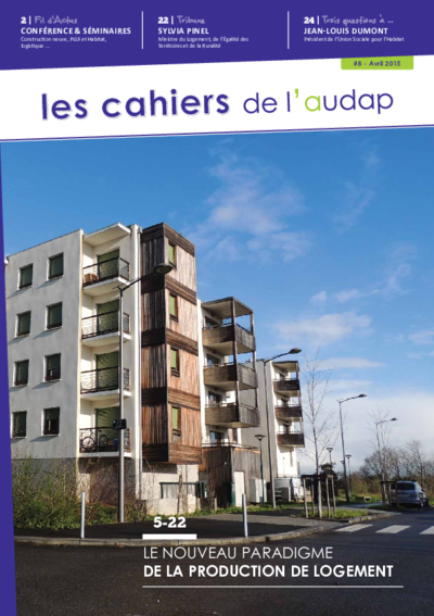 Les Cahiers de l'Audap #8 | Le nouveau paradigme de la production de logement 