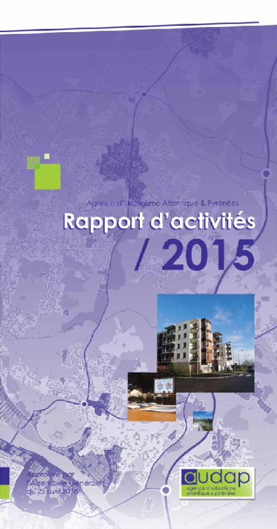 Rapport d'activités 2015 