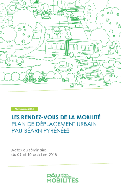 Les rendez-vous de la mobilité - PDU Pau Béarn Pyrénées : Les actes 