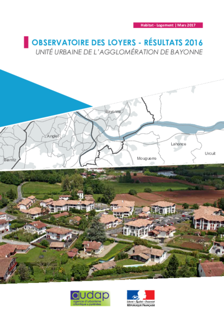 Observatoire des loyers de l’unité urbaine de l’agglomération de Bayonne - Résultats 2016