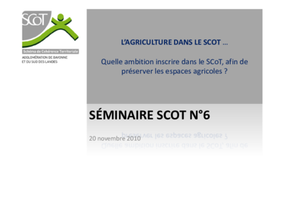 SCoT Bayonne - Sud Landes | Séminaire SCoT n°6 – Agglomération de Bayonne et sud des Landes 
