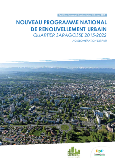 Nouveau programme national de renouvellement urbain - Quartier Saragosse 2015-2022 