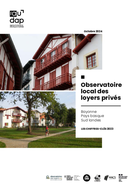 Observatoire  local des loyers privés Bayonne - Pays basque - Sud landes : Les chiffres clés 2023 