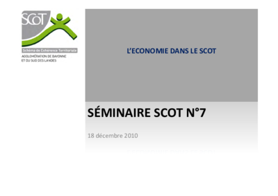 SCoT Bayonne - Sud Landes |  Séminaire SCoT n°7 – Agglomération de Bayonne et sud des Landes 